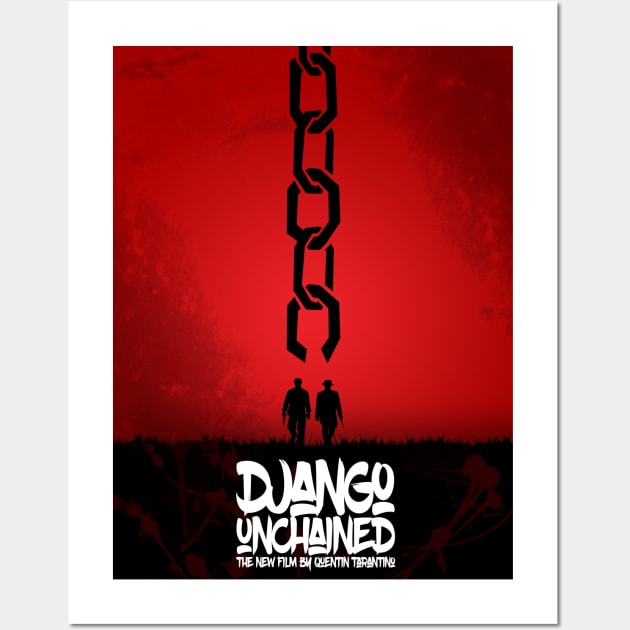 Django Unchained - Minimal - Tarantino Alternative Wall Art by HDMI2K